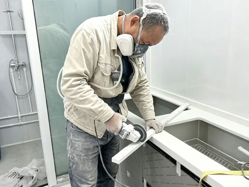 旧院传统科室改造现场粉尘污染