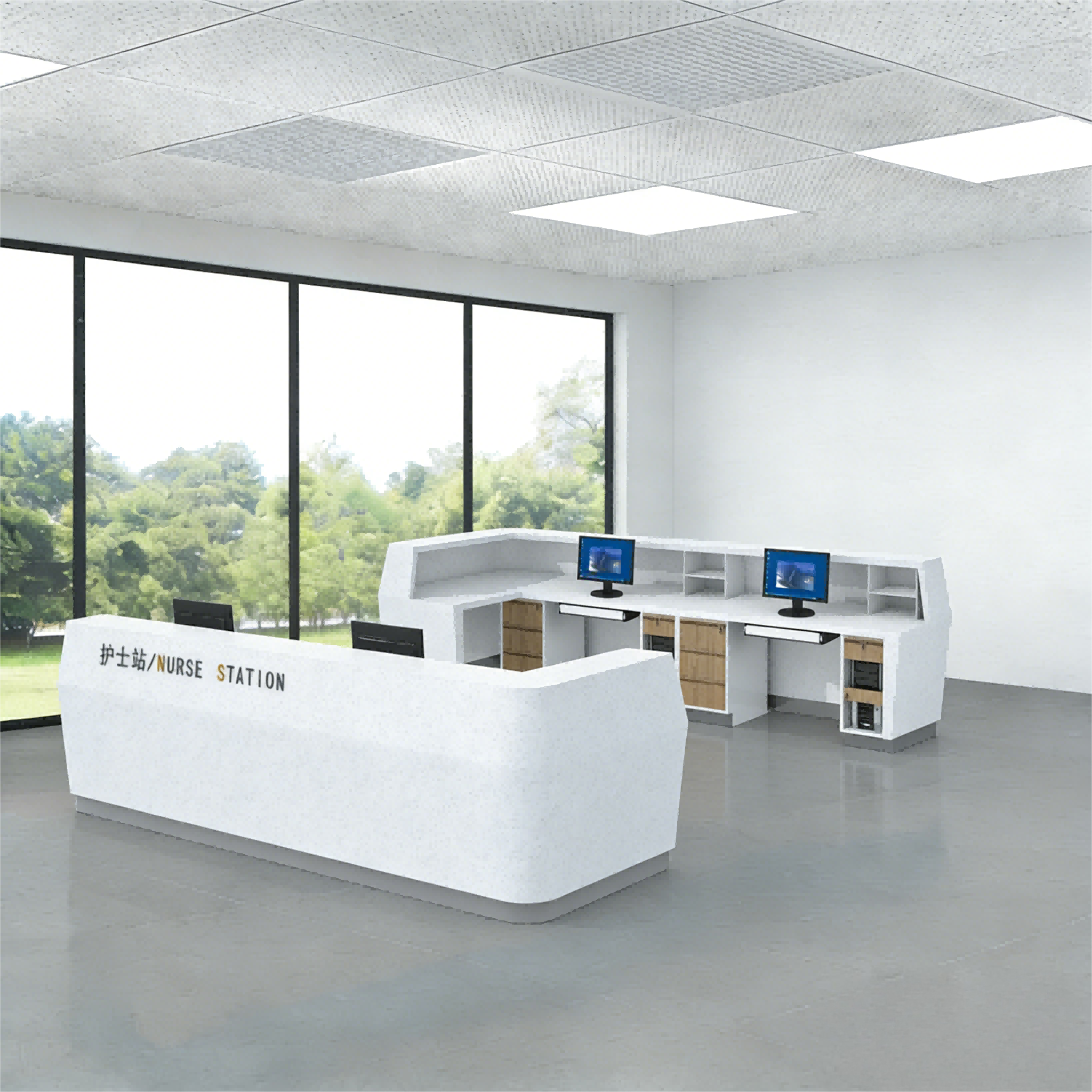 L形护士站